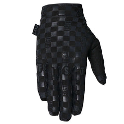 FROSTY FINGERS COLD WEATHER GLOVES - CHEQUER BLACKOUT